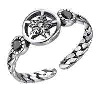 Anneau d'étoile à cinq points creux pour adolescent bijoux plein de doigt élégant conception de jade élégant accessoire mignon et cool pour usure quotidienne
