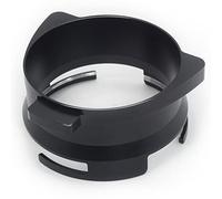 Anneau doseur à café 54 mm, entonnoir, accessoires pour café expresso, aluminium, métal, pour porte-filtre, noir, mains libres, 7 x 7 x 3 cm