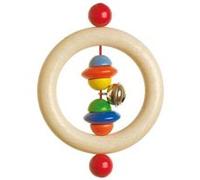 Anneau En Bois Perles Et Grelot Heimess