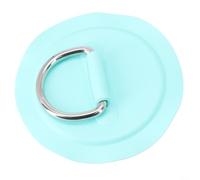 Anneau en D en acier inoxydable pour gréement de pont de bateaux gonflables et SUP Patch en PVC léger pour une utilisation facile (vert clair)