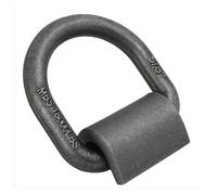 Anneau en D soudable de 1 à 20 tonnes, anneaux de levage forgés à haute résistance, point de levage, anneau de force d'arrimage robuste, anneau latéral, ancrage rabattable à souder(1/2inch)