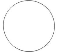 anneau en métal argent 20cm - rayher 2505222 Gris G