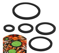 Anneau Flottant pour Aquarium - Bac à Poisson/Barrière pour 80-200 mm Anneau Flottant d'aquarium avec Jardinière | Idéal pour la Gestion des Aliments pour Poissons et la Protection des