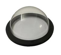 Anneau flottant pour plantes - Parc pour plantes flottantes en forme de dôme | Anneau d'alimentation pour poissons | Dôme flottant pour poissons | Anneaux d'alimentation pour poissons d'enclos