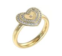 Anneau GUESS Acier Doré Femme 54