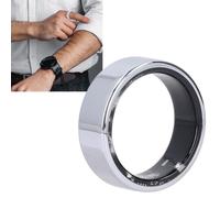 Anneau Intelligent, Anneau de Suivi d'activité avec Synchronisation en Temps Réel, Charge Magnétique, Résistant à l'eau IP68, Acier Inoxydable, Apparence Simple, pour Le Sport (7#)