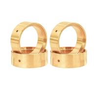 Anneau intérieur de moyeu de Roue de contrepoids d'essieu en Laiton Lourd Compatible avec FMS Power WAGO RC Chenille 1/24 Anneaux de Serrage Beadlock(4PCS)