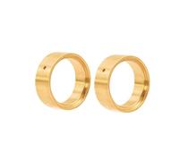 Anneau intérieur de moyeu de Roue de contrepoids d'essieu en Laiton Lourd Compatible avec FMS Power WAGO RC Chenille 1/24 Anneaux de Serrage Beadlock(2PCS)