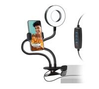 Anneau LED articulé avec clip de table - SBS