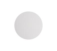 Applique Murale LED Blanche Ronde Ø25Cm Plate Métal Éclairage Indirect Salon