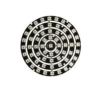 Anneau LED RGB 61 Bits WS2812, Module Lumineux Circulaire Programmable 5050, Projet D'Éclairage DIY