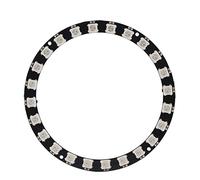 Anneau LED, RGB LED Ring, Lampe à anneaux LED, Lampe Annulaire 24 Bits WS2812 5050 RVB Avec Pilotes Intégrés, Anneau de LED Composants électroniques Kit