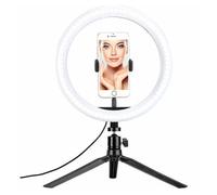 Anneau LED Selfie avec support téléphone et mini-trépied