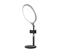 Anneau Lumineux de Bureau - Lumière de Remplissage LED à intensité Variable Plein écran, luminosité réglable avec Support de téléphone | Lampe de Bureau à Pince 2700-6500K, pour Enregistrement vidéo,