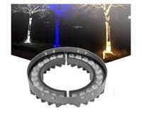 Anneau lumineux LED 12 W pour arbre - 111-240 V - Éclairage d'arbre coloré pour jardin extérieur étanche IP65, projecteur d'arbre extérieur en aluminium moulé sous pression étanche IP65, lampe de pa