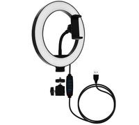 Ring Light 26cm Puissance 10W Support Téléphone Flexible Rotatif BD2606
