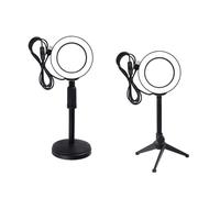 Anneau lumineux LED 4.7 "", intensité variable, USB, avec trépied, éclairage annulaire pour Studio Photo, lampe pour Selfie, vidéo Youtube, maquillage