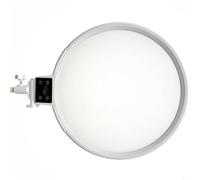 Anneau lumineux LED à intensité variable avec panneau doux, luminosité réglable pour diffusion en direct, photographie et vidéo, affichage ultra HD, angle flexible, lumière blanche de 45 x 37 cm