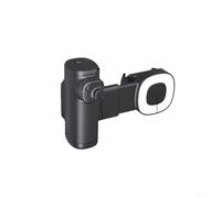 Anneau lumineux LED pour selfie avec 500 mAh, poignée magnétique et télécommande amovible pour smartphone, éclairage réglable pour lumière du jour ou ambiance du soir