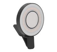 Anneau Lumineux Magnétique pour Selfie pour Téléphone Portable, 2 500 à 9 000 K, 3 Modes D'éclairage, Lumière pour Selfie avec Miroir intégré, Lumière de Remplissage LED