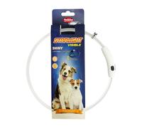 Anneau lumineux pour chien Nobby Pet Shiny Blanc TU