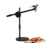 Anneau Lumineux pour Selfie avec Support Et Suppor De Téléphone - Anneau Lumineux LED 30,5 Cm, Support De Caméra À Bras Articulé | Éclairage Vidéo Professionnel pour l'enseignement en Ligne, La Photo