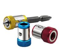 Anneau magnétique à embout en métal, anneau magnétique pour tournevis | Anneau de tête d'embout en acier inoxydable pour tournevis | Magnétiseur magnétique pour magnétiser les outils et