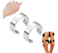 Anneau magnétique de drainage lymphatique, anneau de désintoxication lymphatique, anneaux magnétiques en cuivre pur, ouverture réglable, pour homme et femme