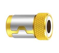 Anneau magnétique pour embout de tournevis - Magnétiseur amélioré et support de récupérateur de vis amovible | Anneau magnétique puissant pour tournevis hexagonaux de 6,35 mm et forets électriques