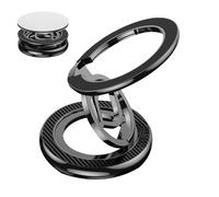 Anneau magnétique pour téléphone portable, support de téléphone portable - Support pour smartphone avec rotation à 360 degrés pour faire de l'exercice, regarder des vidéos, enregistrer dans le garage