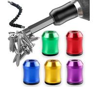 Anneau magnétique pour tête de tournevis 3 en 1, remplacement universel amovible de 1/4 pouce/6,35 mm pour magnétiseur de tournevis, pour tournevis hexagonal et embouts de vissage Powerbits
