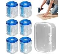 Anneau Magnétique Puissant pour Vis - Ensemble de 6 Accessoires Anti-Dérapants pour Outils à Main - Anneau Magnétique Puissant pour Vis de Perceuse,Hommes, Travailleurs, et Projets de