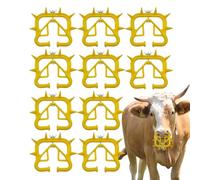 Anneau Nasal Pour Veaux Et Bovins Sevrés - Outil Anti-Succion Pour L'élevage, Pince- Pour Vaches | Ensemble D'accessoires De Soin Du Troupeau, 10 Anneaux Nasaux À Prise Ferme Pour Veaux, Vaches, Bo