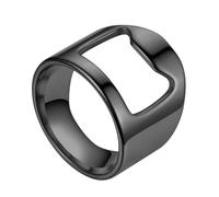 Anneau Ouvre-bouteilles, anneau ouvreur de bar - Bague créative polyvalente pour les doigts | Bague barman en acier titane, ouvre-bouteille de bière portable créatif pour barmans