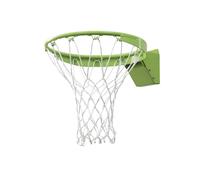 EXIT Toys Cercle Dunk avec Filet Blanc - Panier de Basket Flexible - Convient à Tous Les Systèmes de Basket-Ball Galaxy, Comet et Polestar - Vert