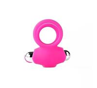 Anneau Pénis Double Silicone Toy Ann-Eau Vibrnt Pnis Homme Couple Electrique Anneau De P-Ê?Is Vibrant Télécommande 66CL