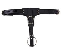 Anneau pénien, plug anal et harnais en cuir de qualité supérieure