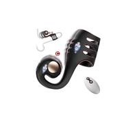 Anneau Pénien Vibrant pour Couples - Manche Dildo avec Vibrateur En Forme de Limace, 10 Modes, Télécommande, Accessoire Sexuel pour Hommes et Femmes, Extendeur de Longueur