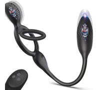 Anneau Pénien Vibrant Rechargeable Plug Xxl Vibrant Homme Pour Anus,E
