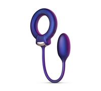 Anneau pénis Cockring + Balle anale vibrante Double stimulation Eclipse - HUEMAN