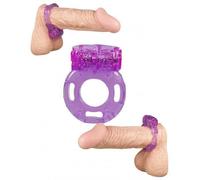 Anneau phallique vibrant stimule clitoris cock ring retardateur meilleure ére...