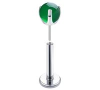 Anneau Piercing Tragus, 1pcs 18G Titane Bijoux pour Femmes Hommes Clous de Piercing Nez Rond avec agate, Vert argenté, 1.0x10x5mm