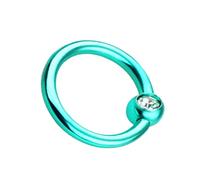 Anneau Piercings Perçage Clous Anneaux spirale anneaux de nez cerceaux pour piercing en acier inoxydable perceuse à eau anneau de nez pour femmes filles Nez Anneau Bijoux Anneaux (Green, One Size)