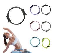Anneau Pilates - Cercle Pilates Kit Pilate Accessoires Pilates Femme avec Poignées Rembourrées Kit Pilates Maison Yoga Accessoires Ring Fit Appareils Musculation Cuisses/Jambes et Cuisses (Vert)