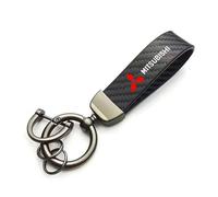 Anneau Porte Clé pour Mitsubishi Eclipse Cross 2018-2023, Voiture Personnalisé Pendentif Porte-clés Décorations Accessoires de Voiture,D