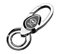Anneau Porte Clé pour Opel Crossland 2017-2023, Voiture Personnalisé Pendentif Porte-clés Décorations Accessoires de Voiture,C