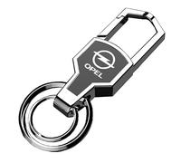 Anneau Porte Clé pour Opel Crossland X 2017-2023, Voiture Personnalisé Pendentif Porte-clés Décorations Accessoires de Voiture,A