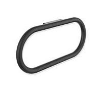 Anneau porte-serviette Hewi série 480 480.09.00260DC pivotante , revêtement par poudre, noir mat