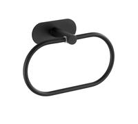 Anneau porte-serviette Orea en acier inox - Noir