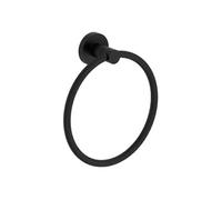 Anneau porte-serviettes EO noir mat